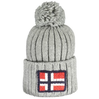 Sivá pletená čiapka NORWAY 1963 s...
